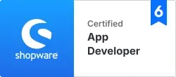 Shopware 6 certified App Developer