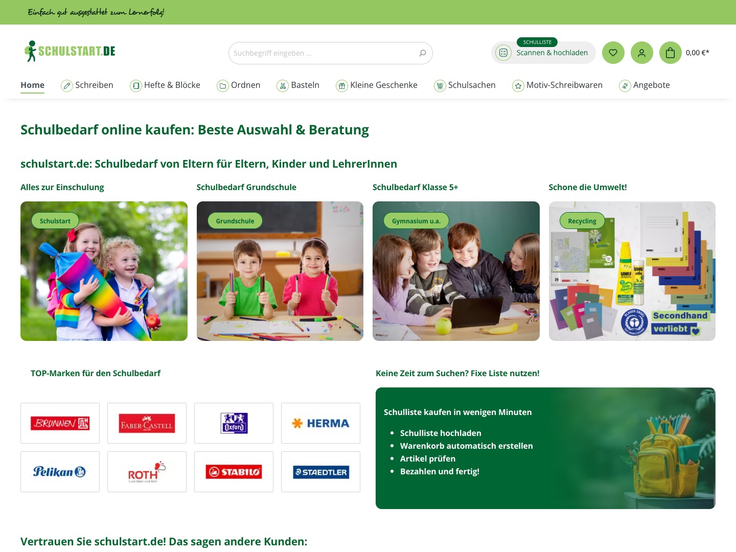 Schulstart Screenshot