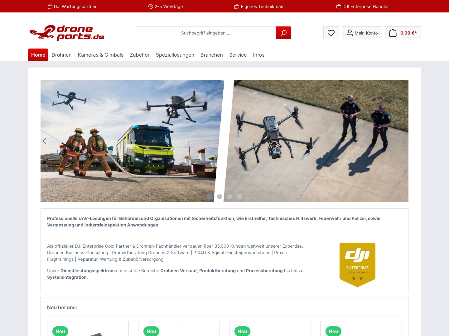Droneparts Screenshot